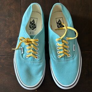 Size 10.5 Women’s Teal Vans